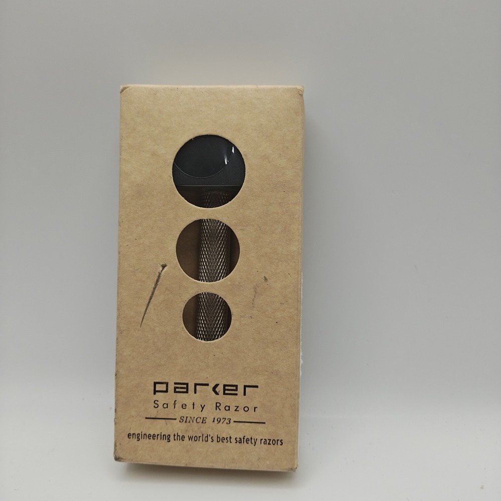 Parker Variant ADJUSTABLE Safety Razor New OPEN Comb Design Satin Chrome ZB4